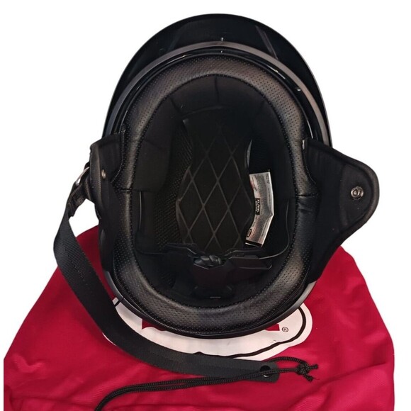 Bell Helmets Pit Boss Motorcycle Helmet Matte Black XL/XXL Roses Back Adjustable - Picture 7 of 10